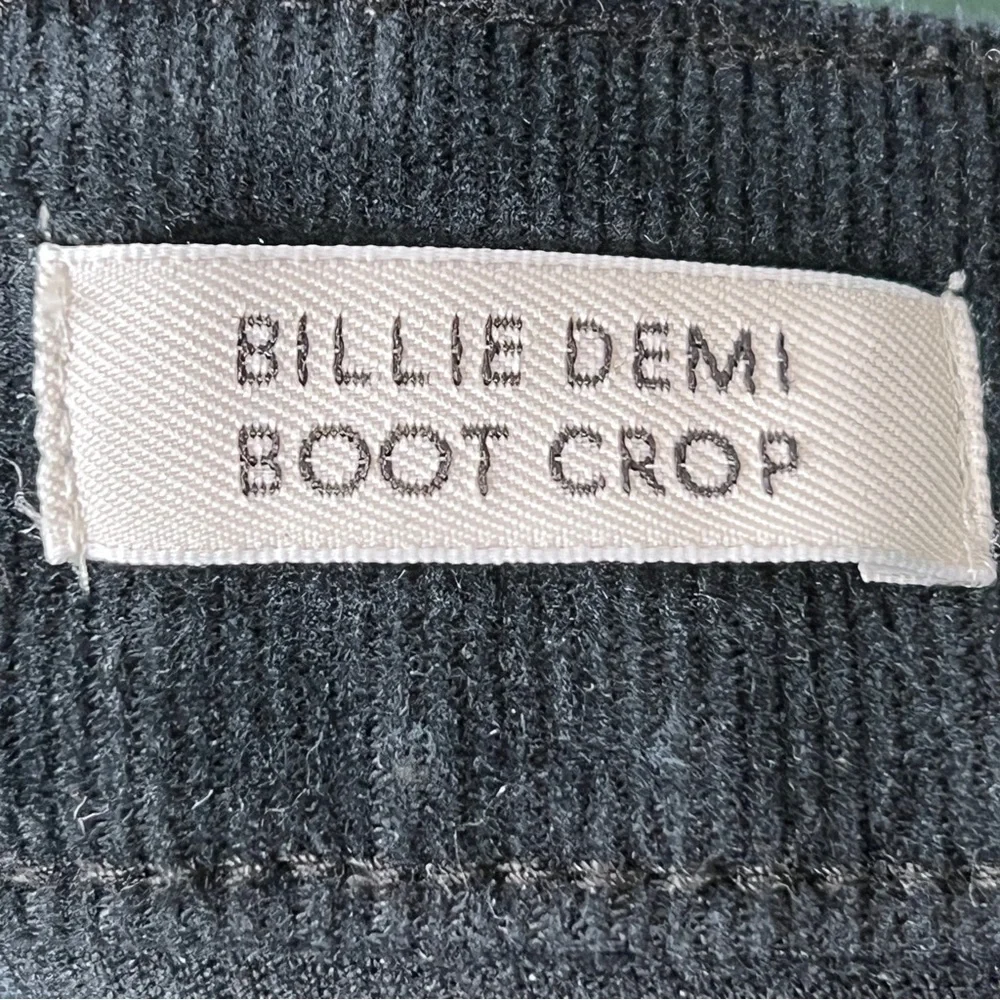 J. Crew Black Billie Demi Boot Crop High Rise Pants